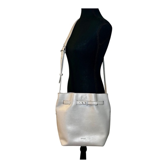Matt and Nat Lexi Bucket Bag, With Extra Travel Bag/Pouch, Crossbody, Beige - Picture 5 of 5